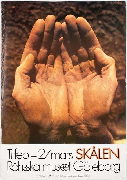 UTSTÄLLNINGSAFFISCHER, 11 st, 1900-talets andra hälft.