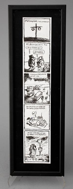 ULF LUNDKVIST, blandteknik. Signerad.