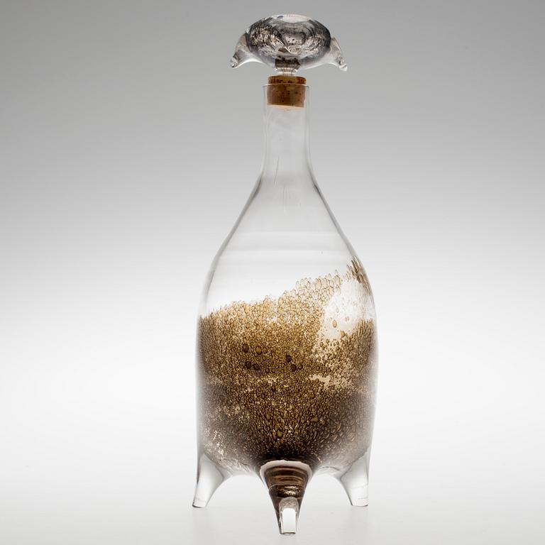 KARAFF, "Art Napoleon", Björn Weckström, Nuutajärvi Notsjö, signerad, 1970/80-tal.