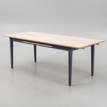 Erik Richter, matbord samt stolar, 6 st, Norrgavel.