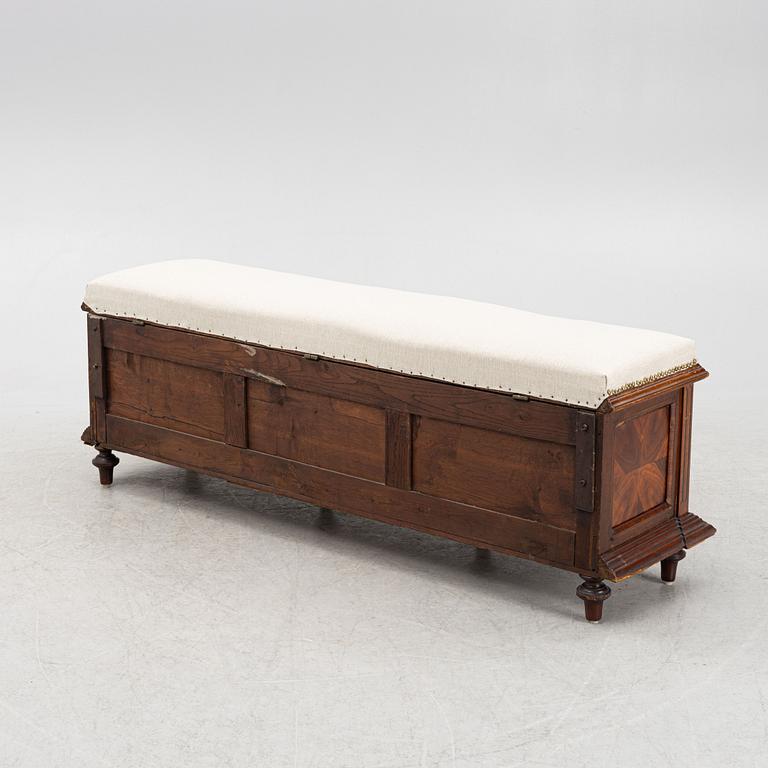 A bench, circa 1900.