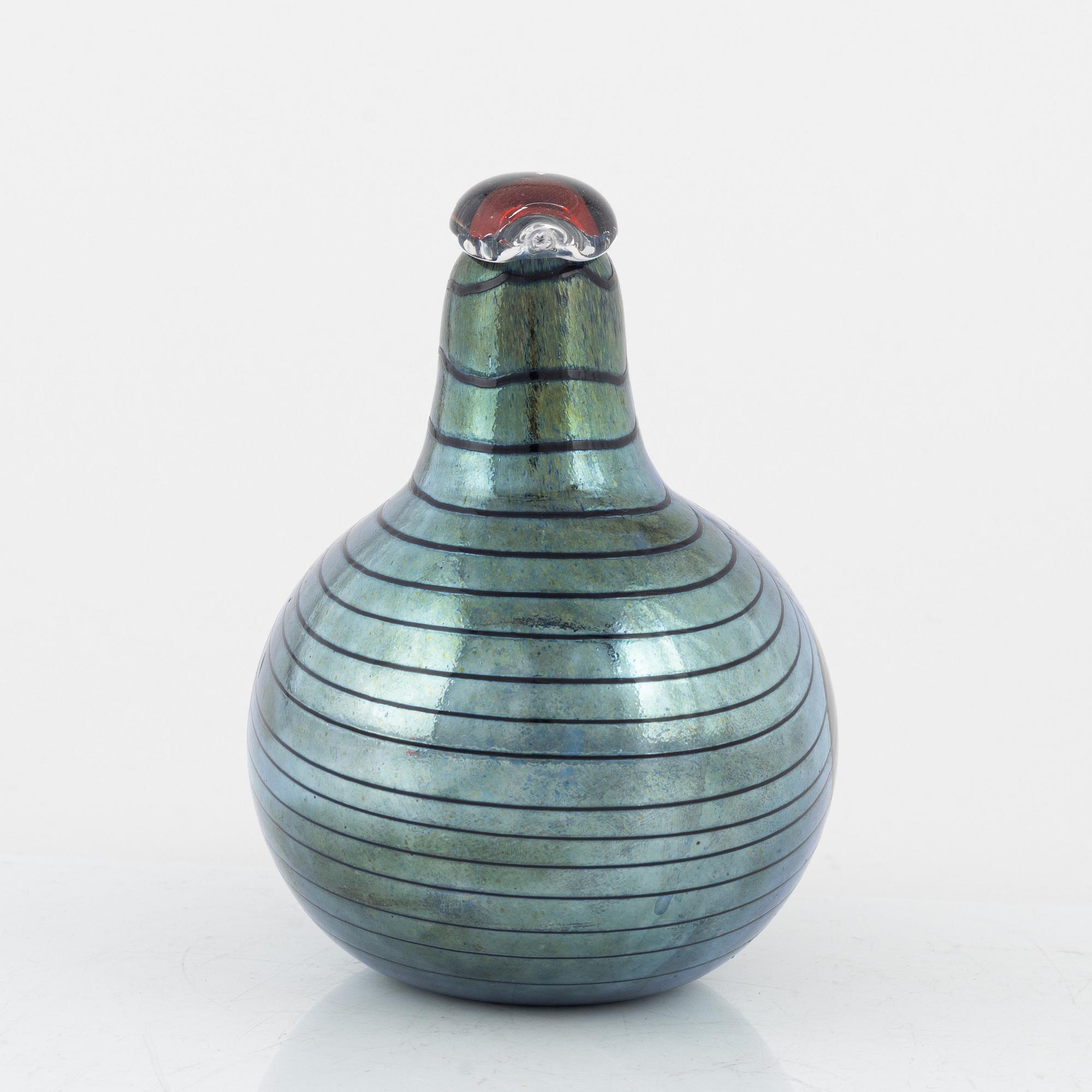 Oiva Toikka, glasfågel, Nuutajärvi, Notsjö, Finland.