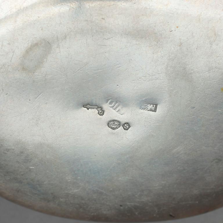 PARTI SILVER, 6 delar, 1900-tal. Vikt ca 122 gram.