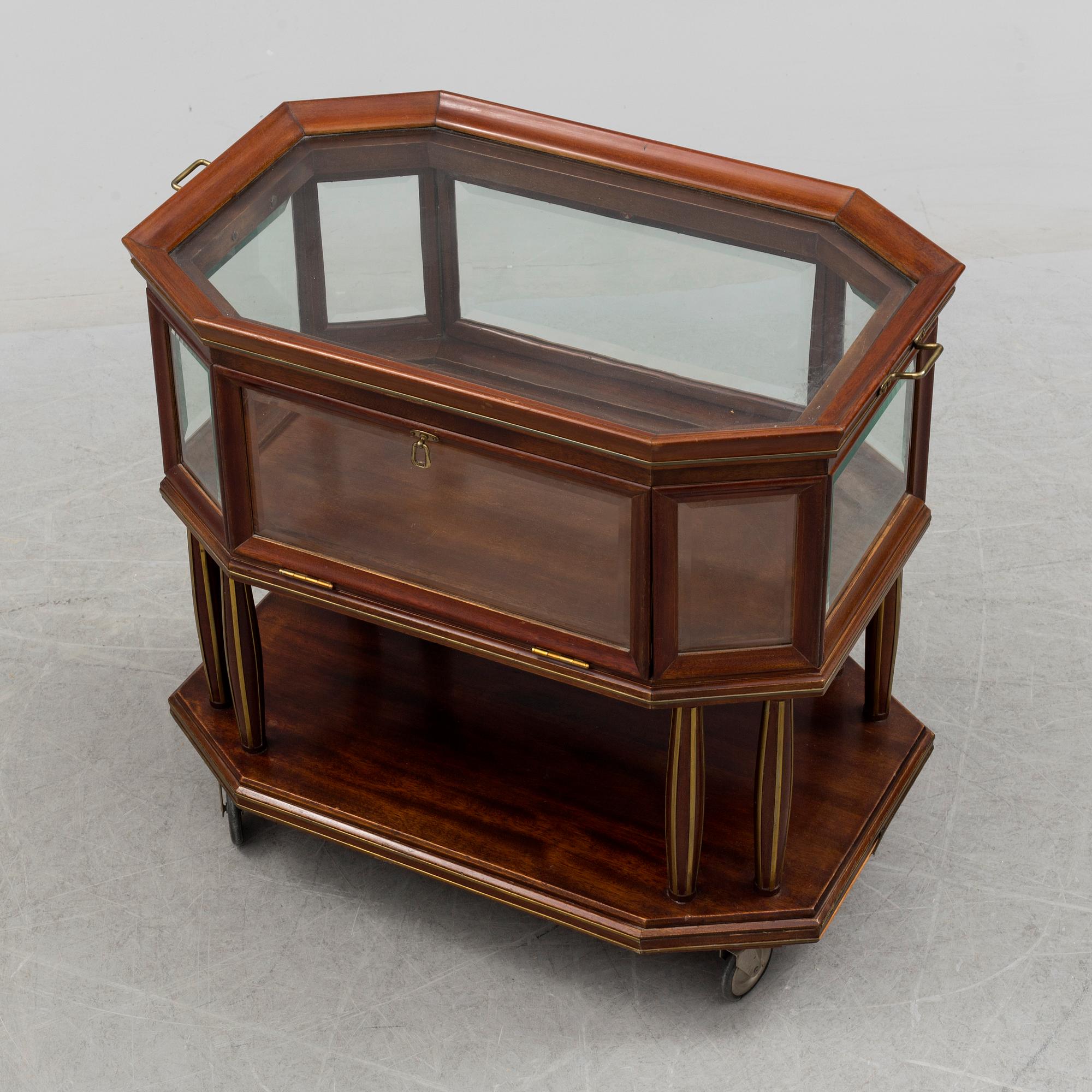 A 20th century serving trolley.