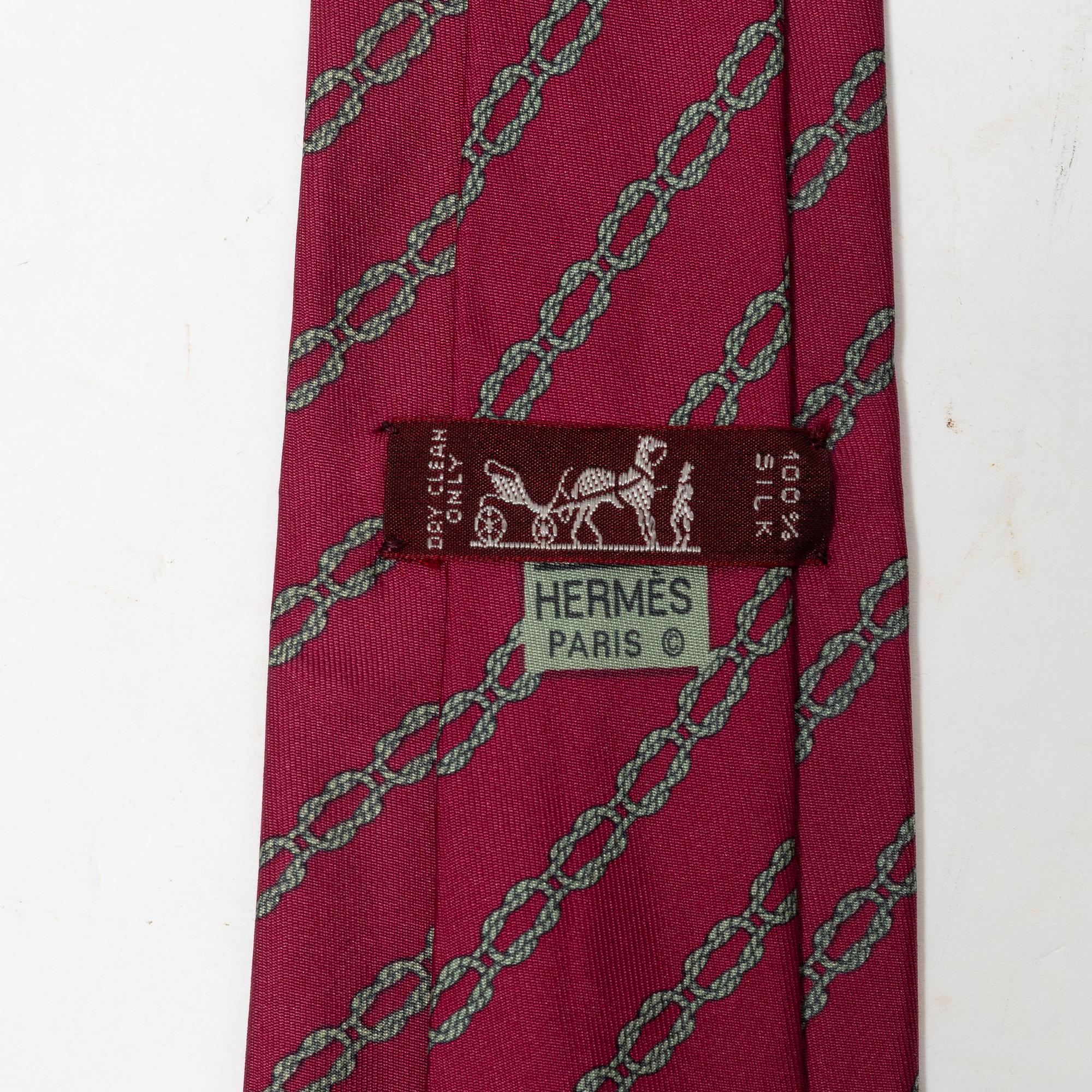 Hermès, slipsar, 3 st.