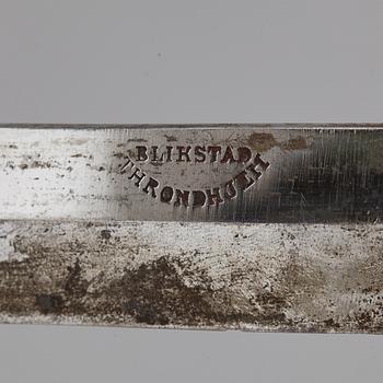 KNIV, Norge, s.k. Tollekniv, 1800-talets slut.