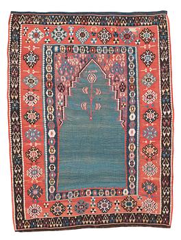 1254. ANTIK ANATOLISK KELIM. 174 x 134 cm.