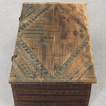 A chest, dated 1852.