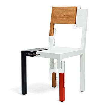 79. Sigurdur Gustafsson, a  "Copy and Paste", chair, for Källemo, Värnamo, post 2007, edition 66/99.