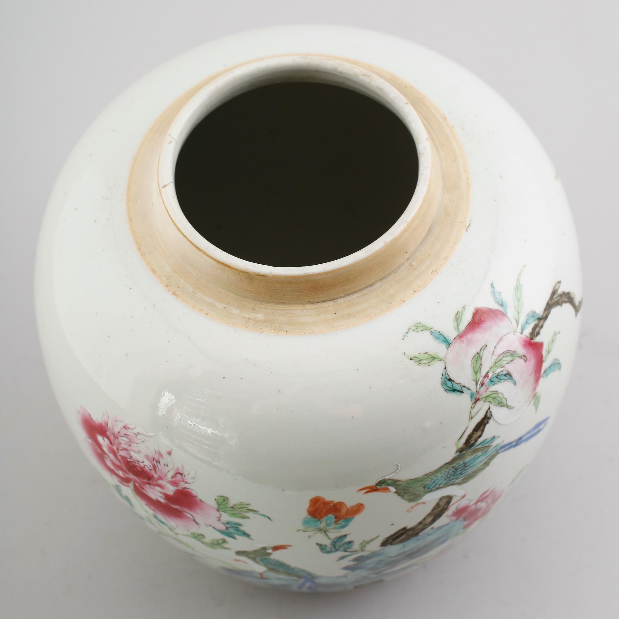 URNA, porslin, Kina, Qianlong (1736-1795).