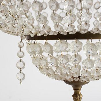 Ljuskrona, empirestil, 1900-talets andra hälft.