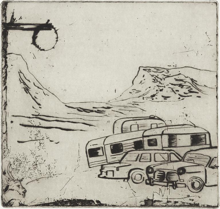 Hans Wigert, caravans.