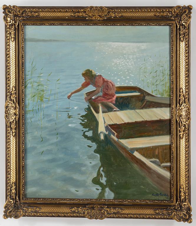 GUSTAF CARLSTRÖM, oil on canvas, signed.