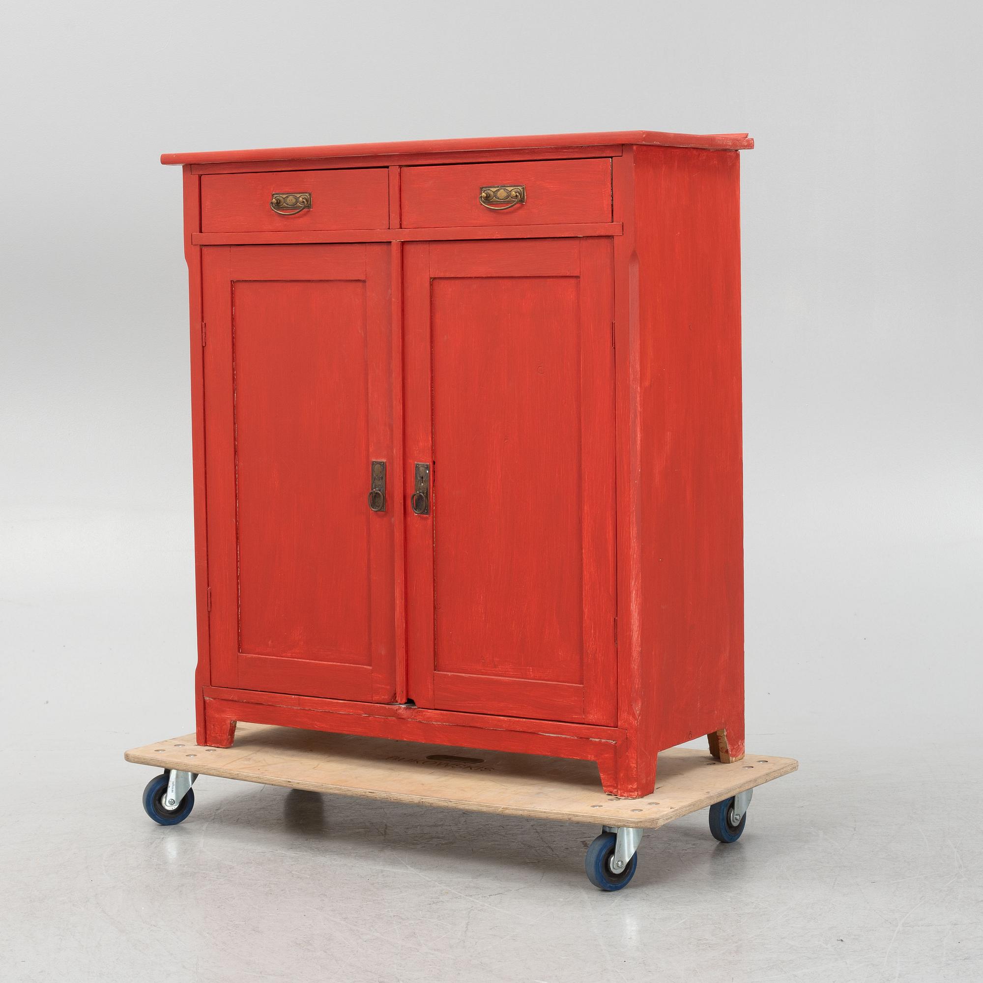 A painted sideboard, around 1900.