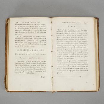 ANTOINE LAURENT LAVOSIER (1743-94), Opuscules physiques et chimique, Deterville, Paris 1801.