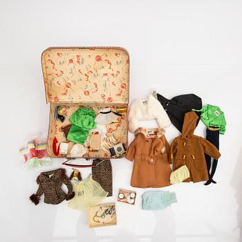 A set of Barbie dolls and accessories Matell 1960s.