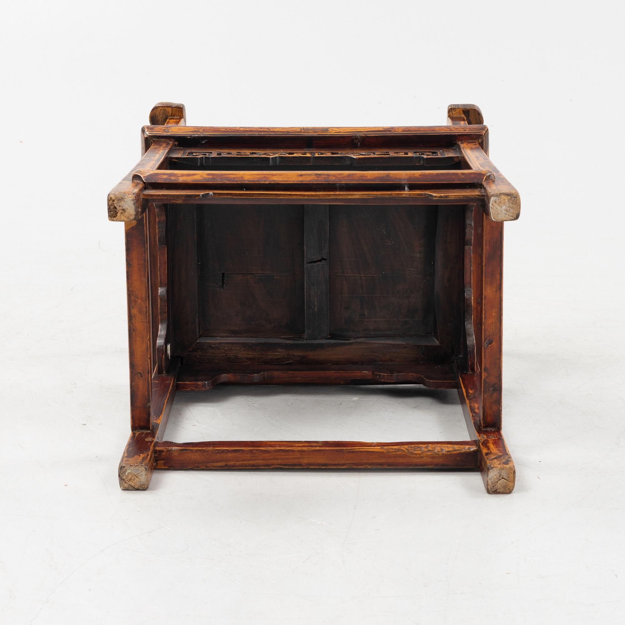 A Chinese chair, around the year 1900.