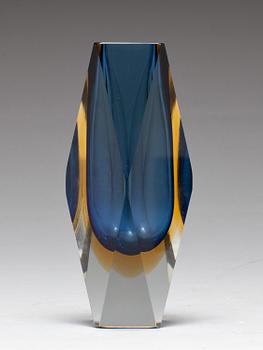 VAS, glas.  Luigi Mandruzzato för Murano, 1960/70-tal.