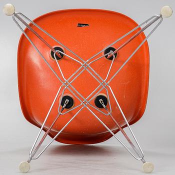 Charles & Ray Eames, chairs, 6 pcs, "DSR Plastic Chair", Herman Miller.