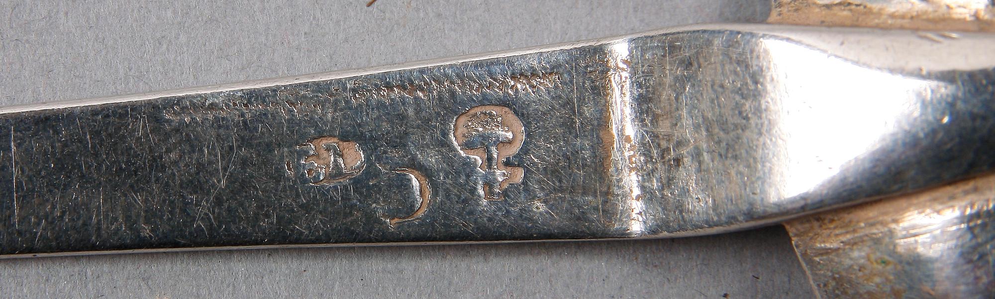 MATSKED, silver, Erik Löfman, Uppsala. Verksam 1690-1729.