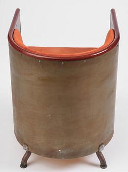 Mats Theselius, a "Järn/Moccafåtöljen" armchair, ed. 157/360, Källemo, Värnamo, post 1994.