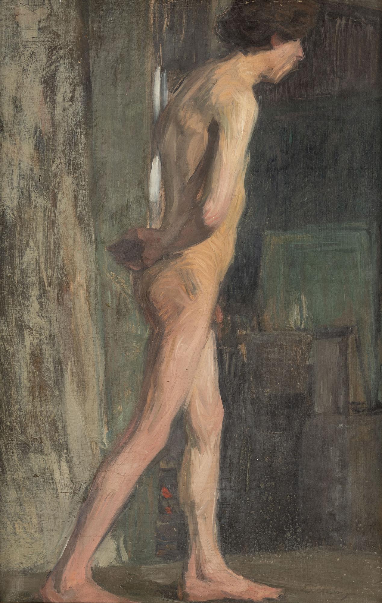Elsa Backlund Celsing, oil on canvas, signed.