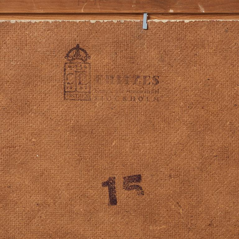 Olle Hjortzberg, Stilleben med fat och äpple.