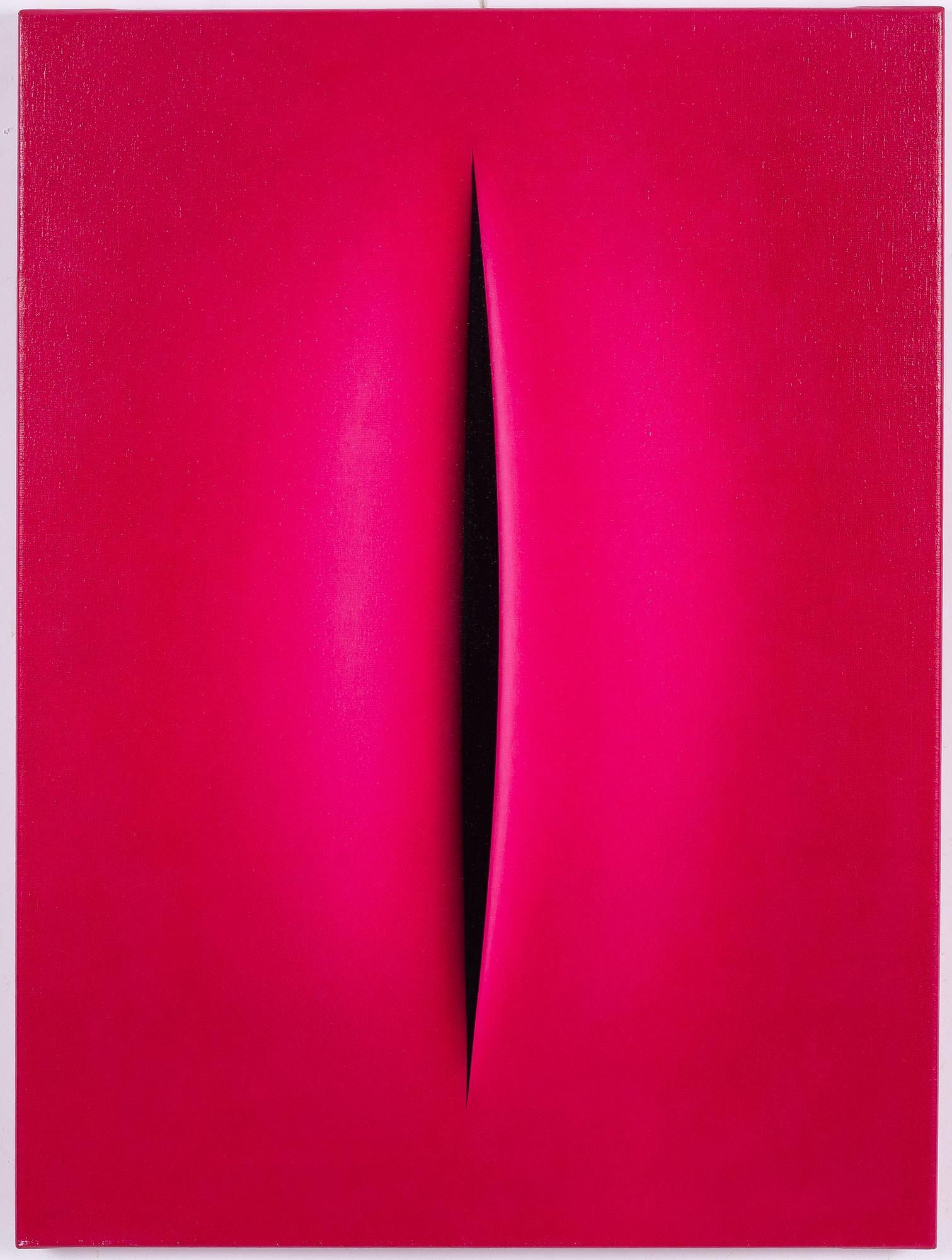 Ralf Arzt Ralf Arzt, "Trompe l'oeil Hommage à Fontana XXVI".