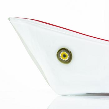 Gino Vistosi, a "Bicolori bowl", Vistosi, model S-196, Italy.