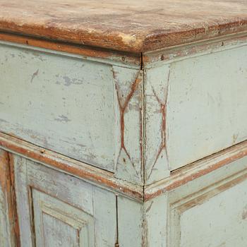 Arbetsbänk, omkring 1900.