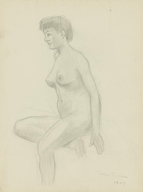 Einar Jolin, Sitting model.