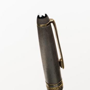 Pen, silver, "Meisterstück", Mont Blanc, Germany.