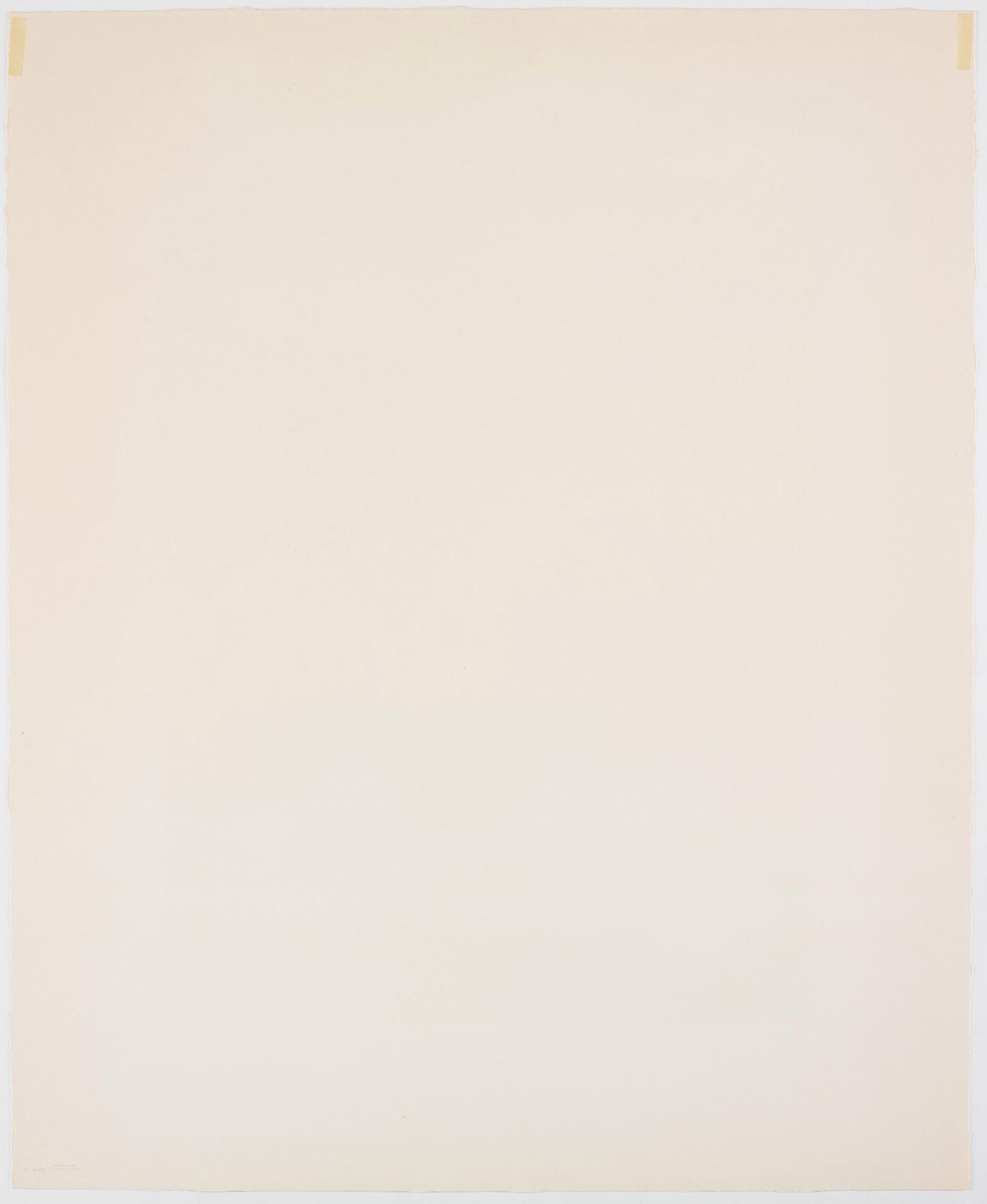 Jasper Johns, "Figure 6", from "Color Numeral Series".