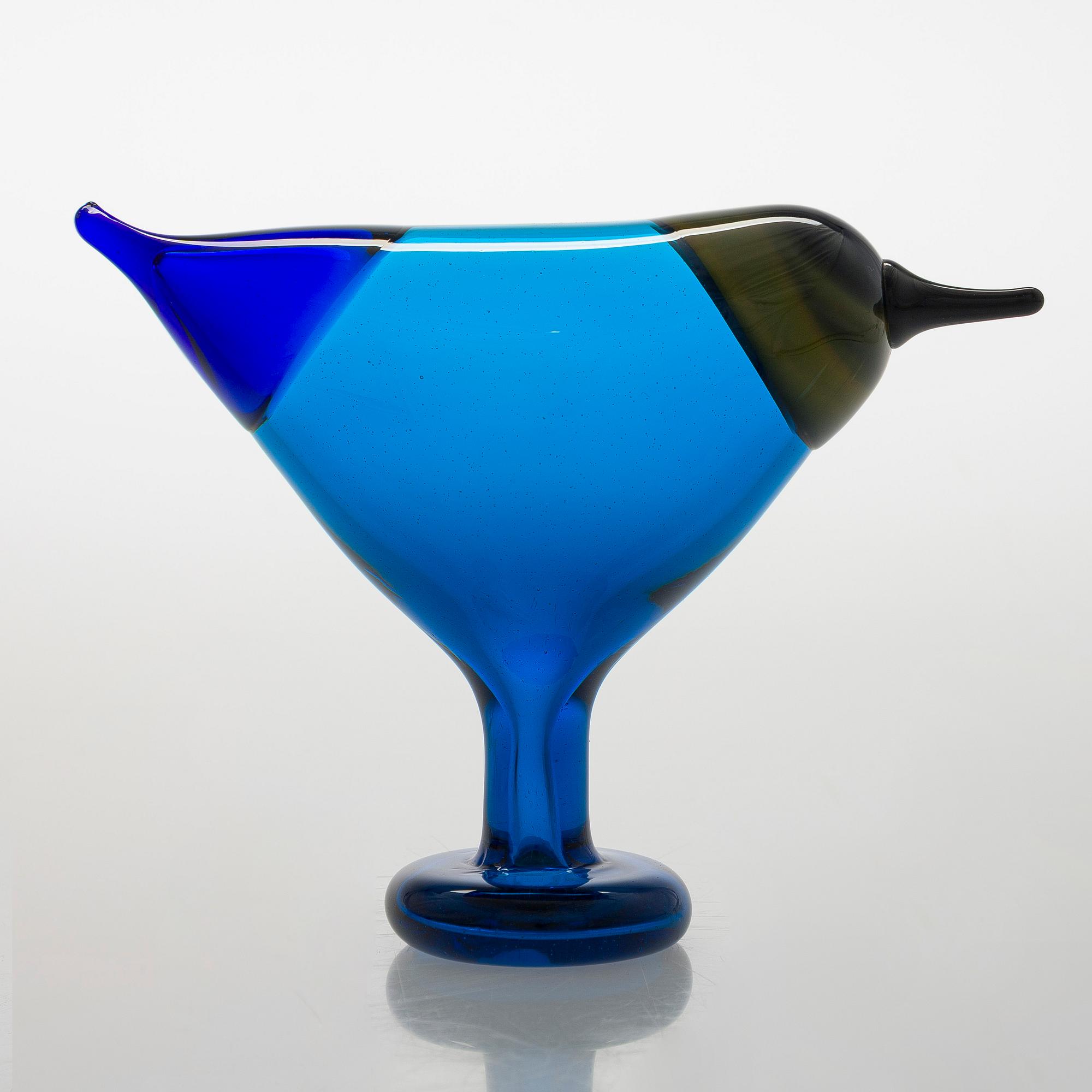 Oiva Toikka, glasfågel, signerad O. Toikka Nuutajärvi SSKK 2002.