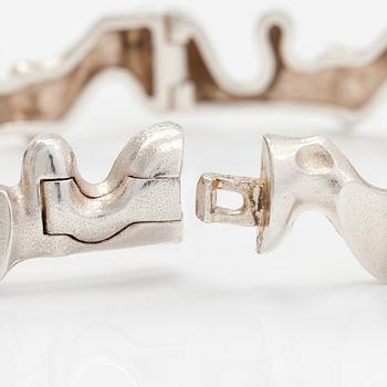 Armband "Cetus" och örhängen "Calloipe", sterlingsilver. Lapponia 1979 och 1984.