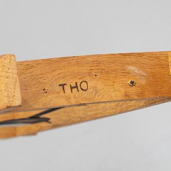 THOMAS HELLSTRÖM, skulpturer, 2 st, monogramsignerade THO, 1950-tal.