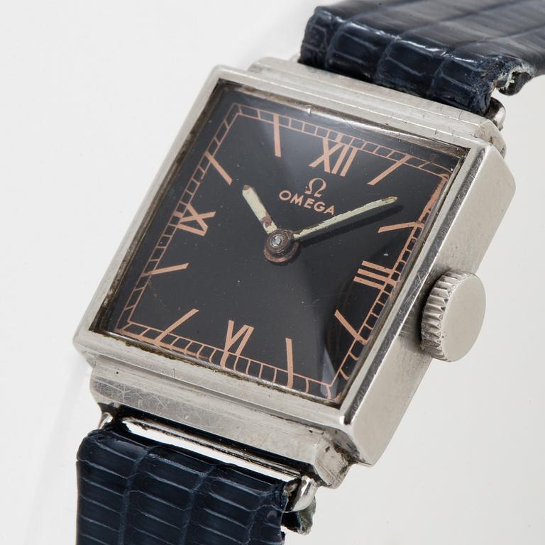 OMEGA, armbandsur, 17 x 20 mm.