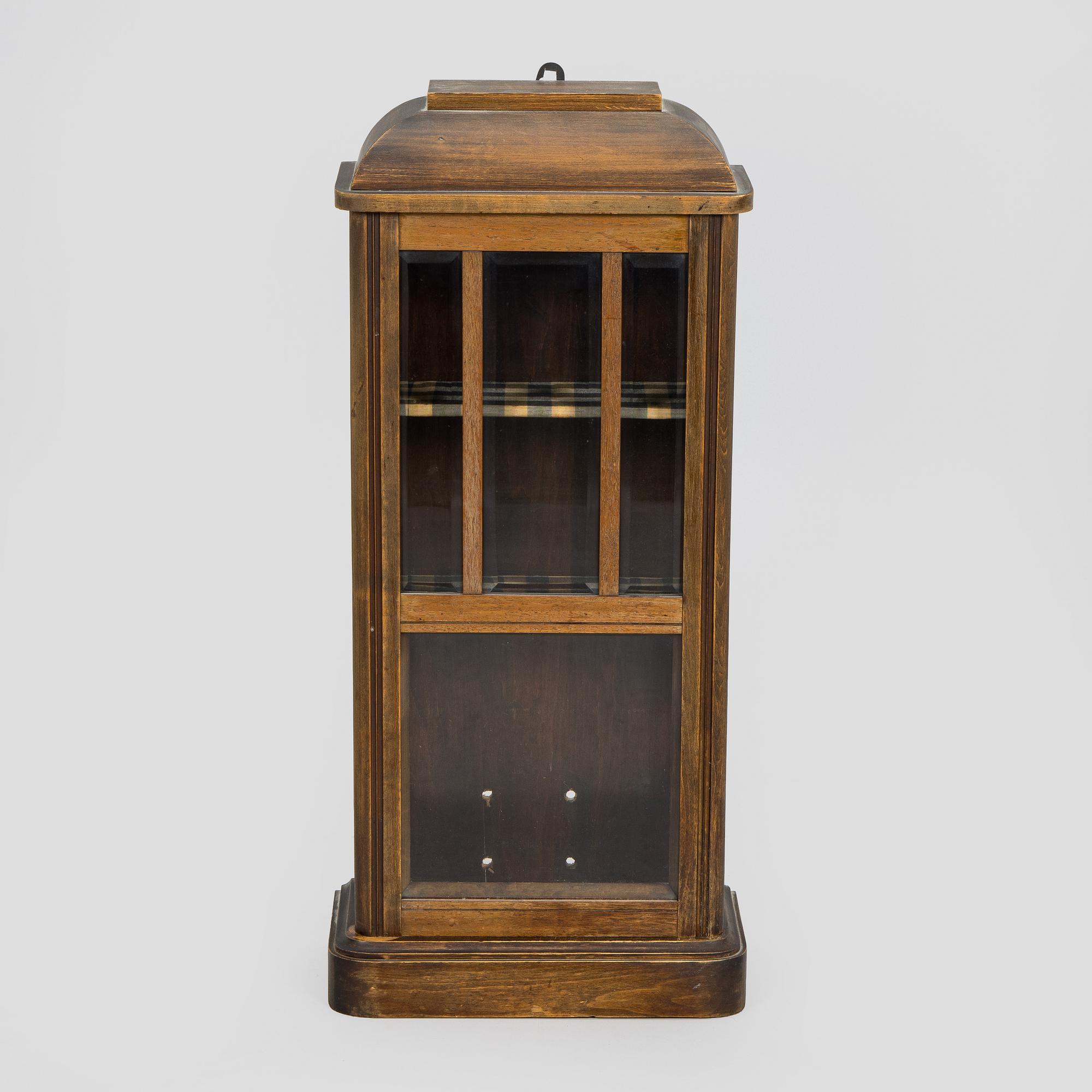 Wall-mounted cabinet / telephone cabinet, early 20th century.