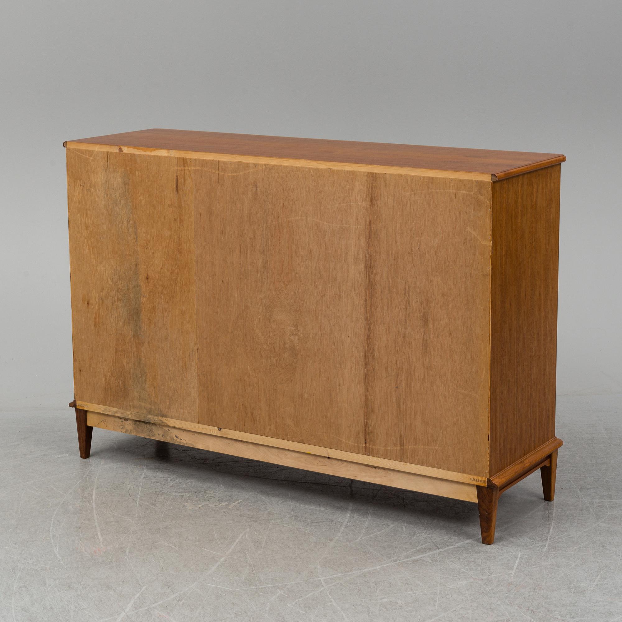 A second half of the 20th Century 'Vindö' walnut sideboard by Svante Skogh.
