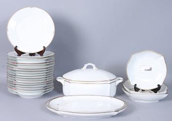 SERVISDELAR, porslin, 28 delar, Seltmann Weiden, Tyskland.