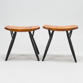 ILMARI TAPIOVAARA, jakkaroita, 2 kpl, "Pirkka" Laukaan Puu, 1960-luku.