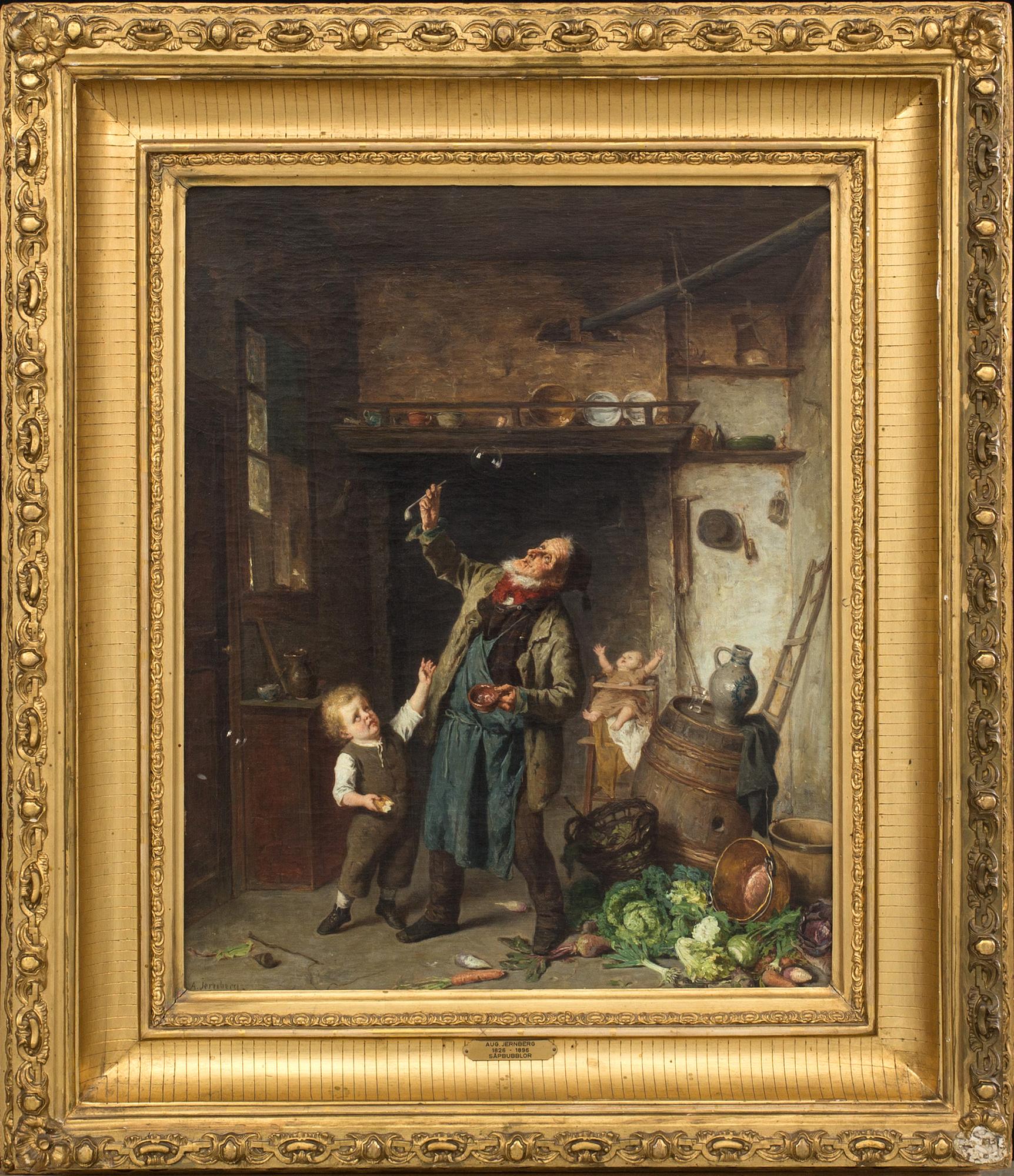 AUGUST JERNBERG, signed painting.