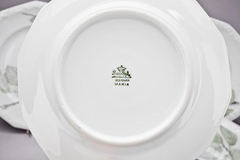 MATSERVIS, 55 delar, porslin, "Maria Björnbär", Rosenthal.