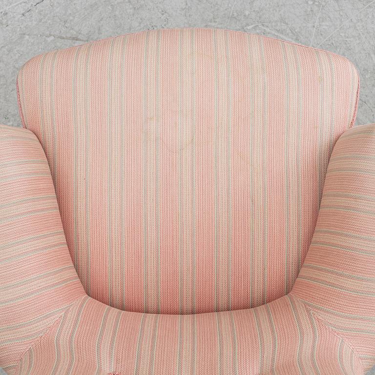 Carl Malmsten, Armchair, “Farmor”, AB O.H. Sjögren, second half of the 20th century.
