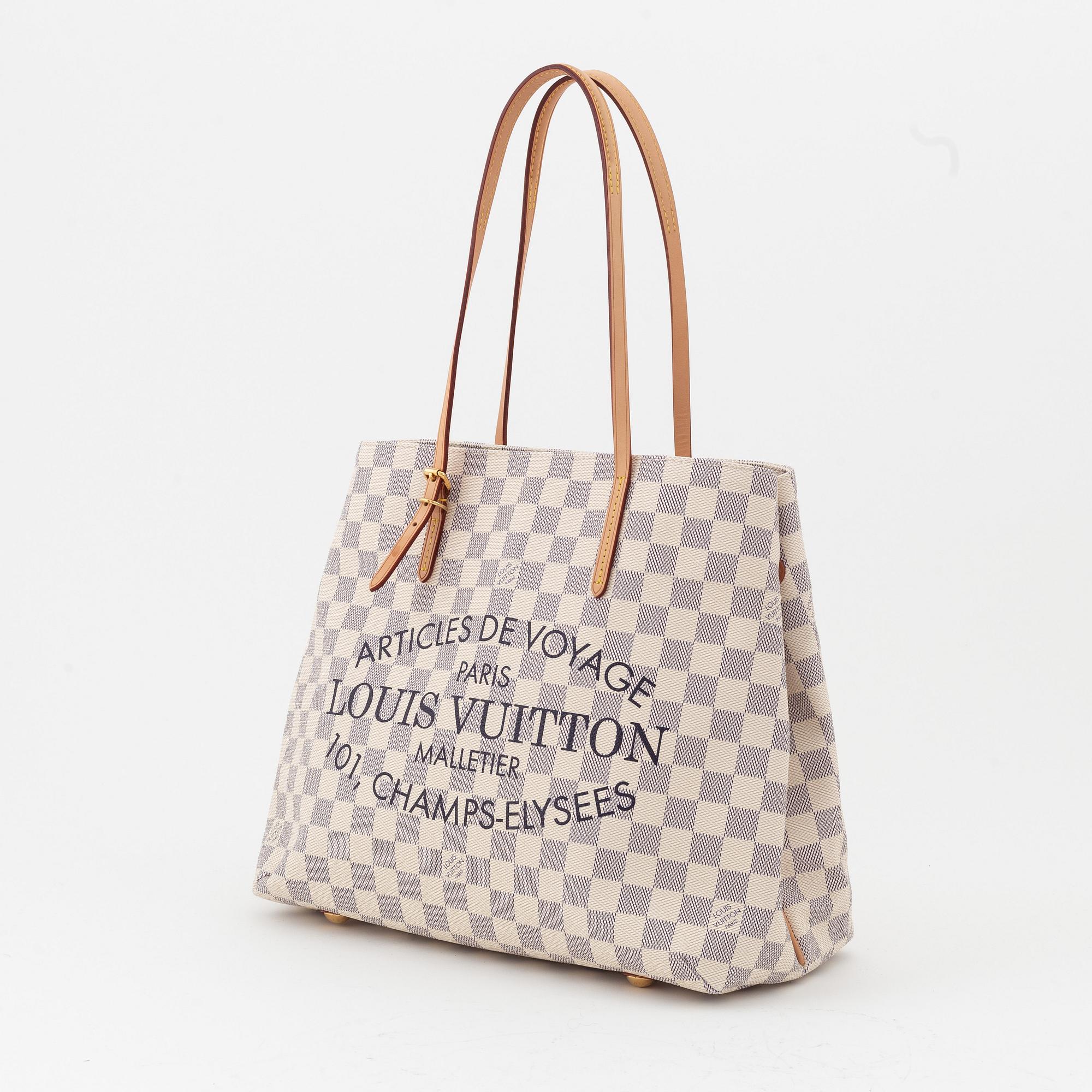Louis Vuitton, a Damier Azur 'Cabas Adventure' tote bag, 2014.