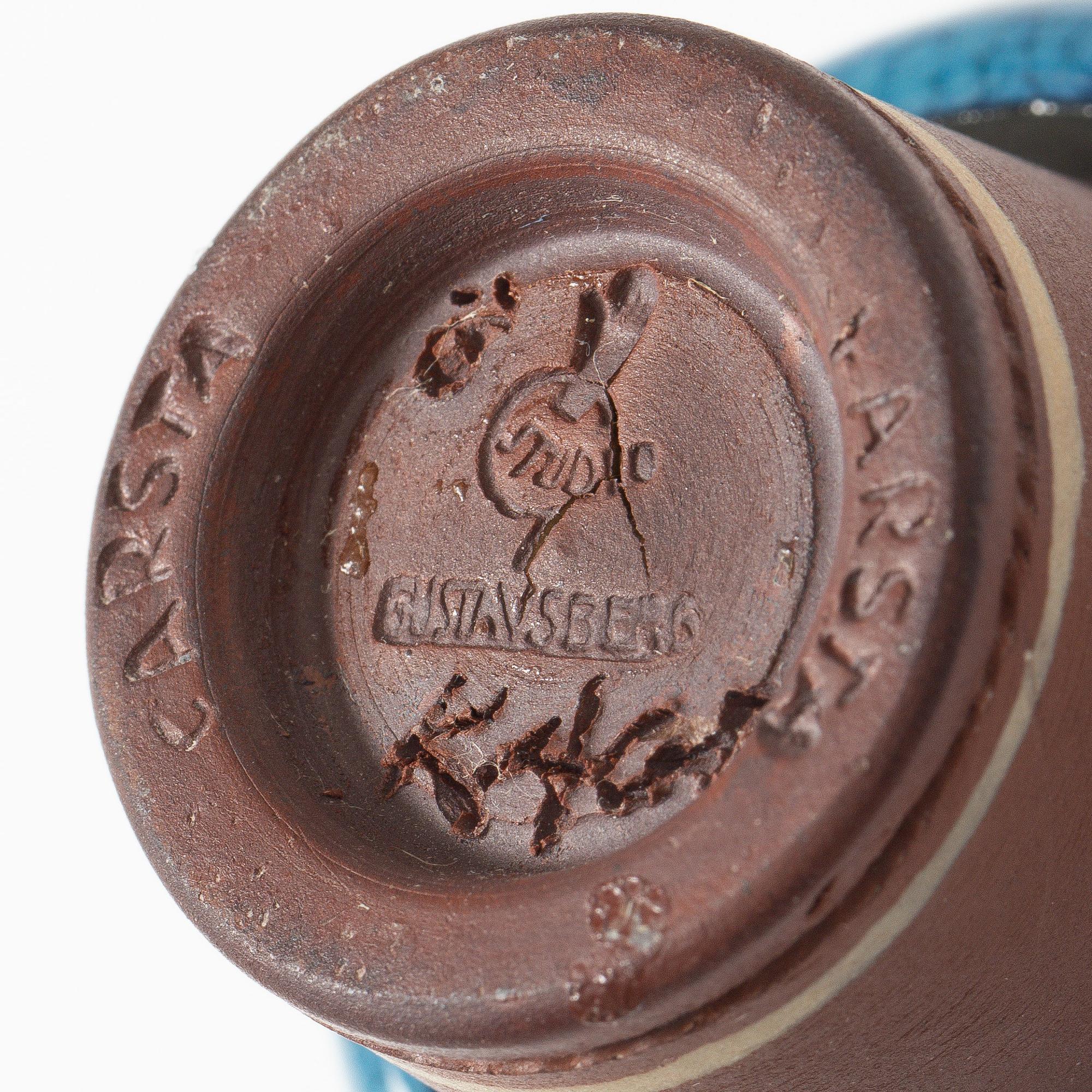 Wilhelm Kåge, a 'Farsta' stoneware vase, Gustavsbergs stduio 1958.