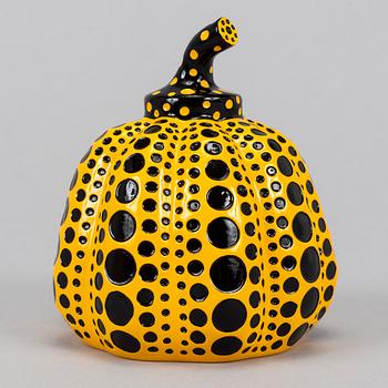 Yayoi Kusama, efter, objekt/multipel,"Pumpkin", utgiven av Benesse Holdings Inc, Naoshima, Japan, 2013.