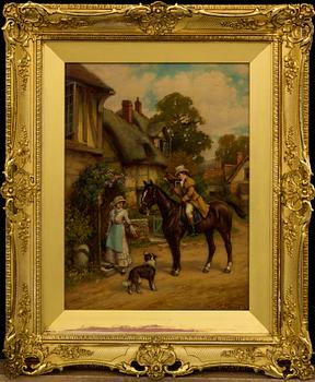 SINGLETON JOWETT, a signed oilpainting on canvas.