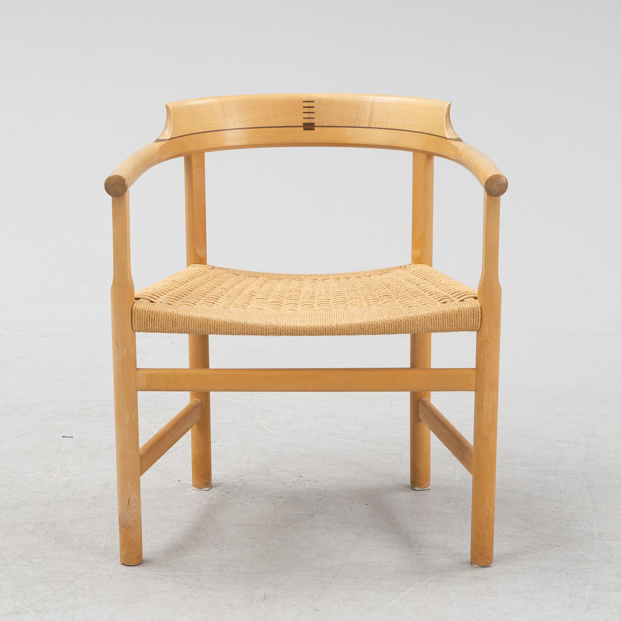 Hans J Wegner, a 'PP52/PP62 Captain's Chair' chair, PP