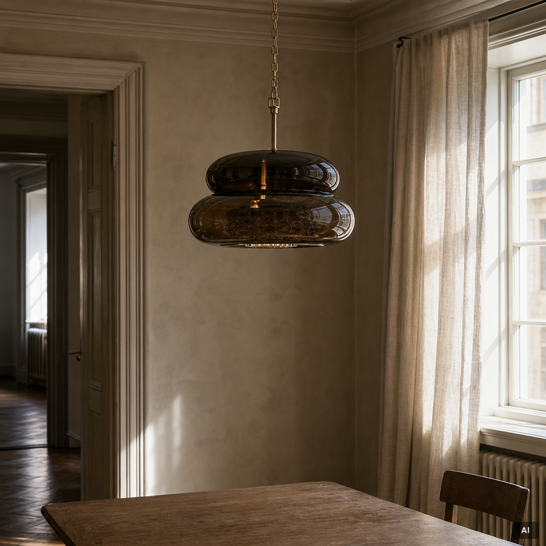 Carl Fagerlund, Taklampa, "Bubblan", Orrefors.